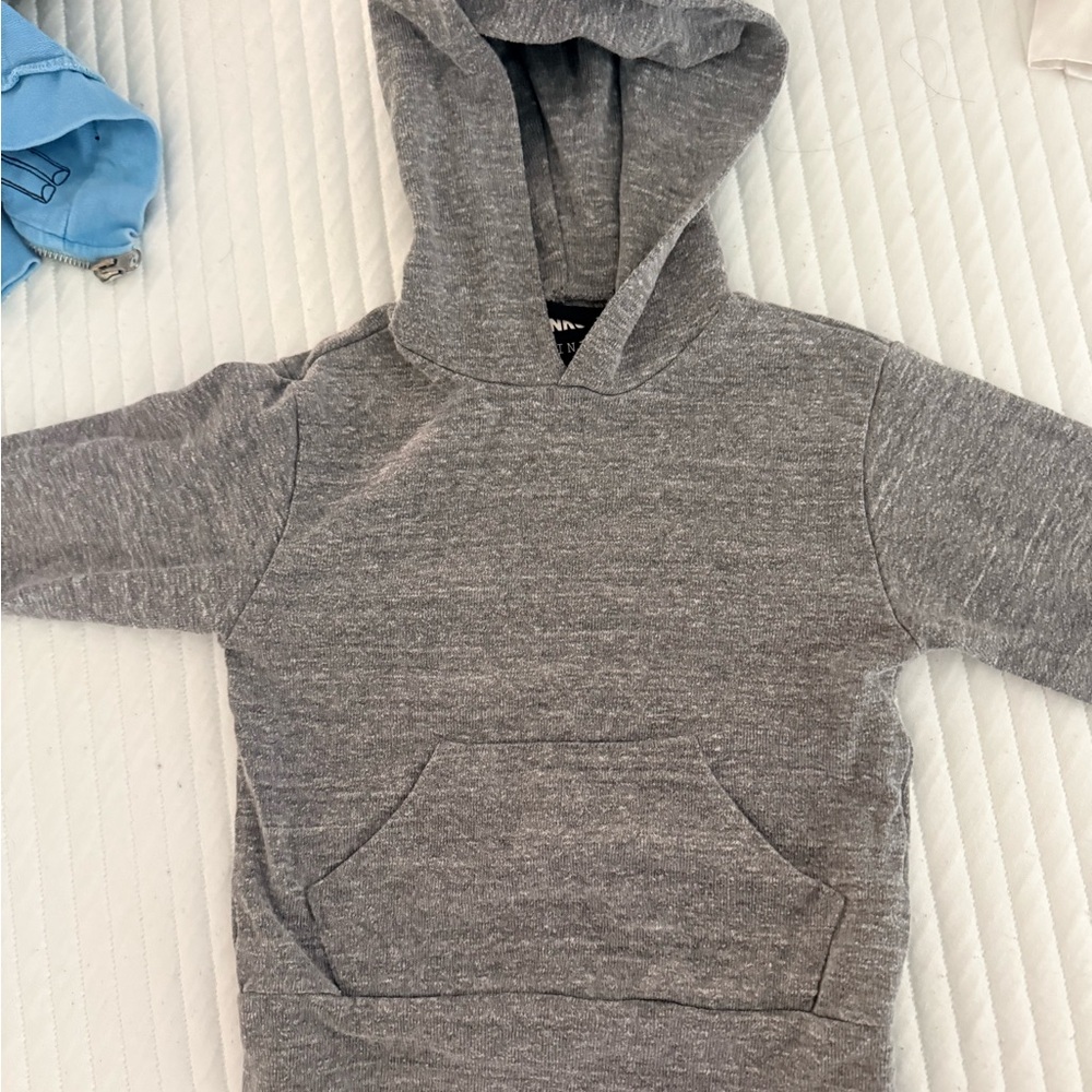 Monrow Heather Gray Hoodie